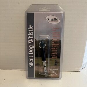 Omnipet European‎ Silent Dog Training Whistle Black